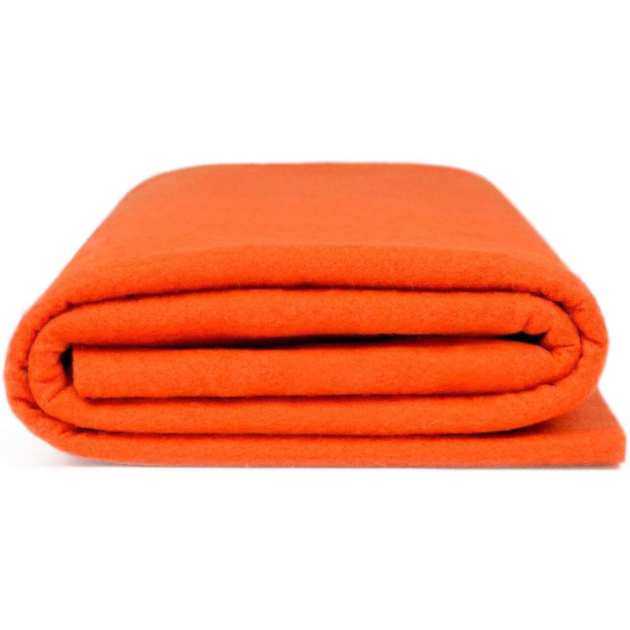 Orange Acrylic Felt Fabric Soft Durable 1.6mm Thick Craft DIY Arts Crafts Decorations Sewing 1 Yard 72″ Wide